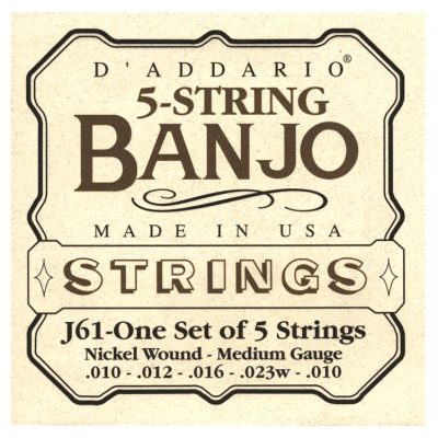 D’Addario 5-String Banjo Strings J61