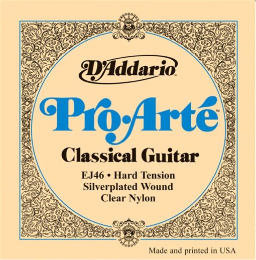 D’Addario Pro-Arte Nylon Classical Guitar Strings EJ46 Hard