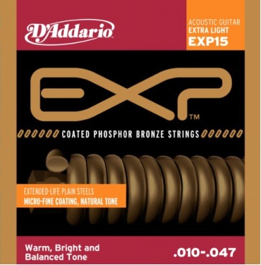 D’Addario Acoustic Guitar Strings EXP15