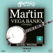 Martin Vega Tenor 4-String Banjo Strings V720
