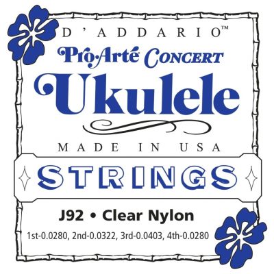 D’Addario Pro-Arte Concert Ukulele Strings J92